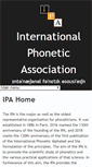 Mobile Screenshot of internationalphoneticassociation.org