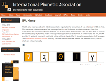 Tablet Screenshot of internationalphoneticassociation.org